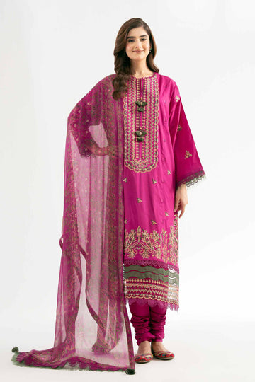 Nishat Linen 3 Piece - Jacquard Embroidered Suit - 42501823 Online Shopping